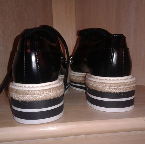 Authentic Prada Embellished Espadrille Sneakers - Picture 3 of 8